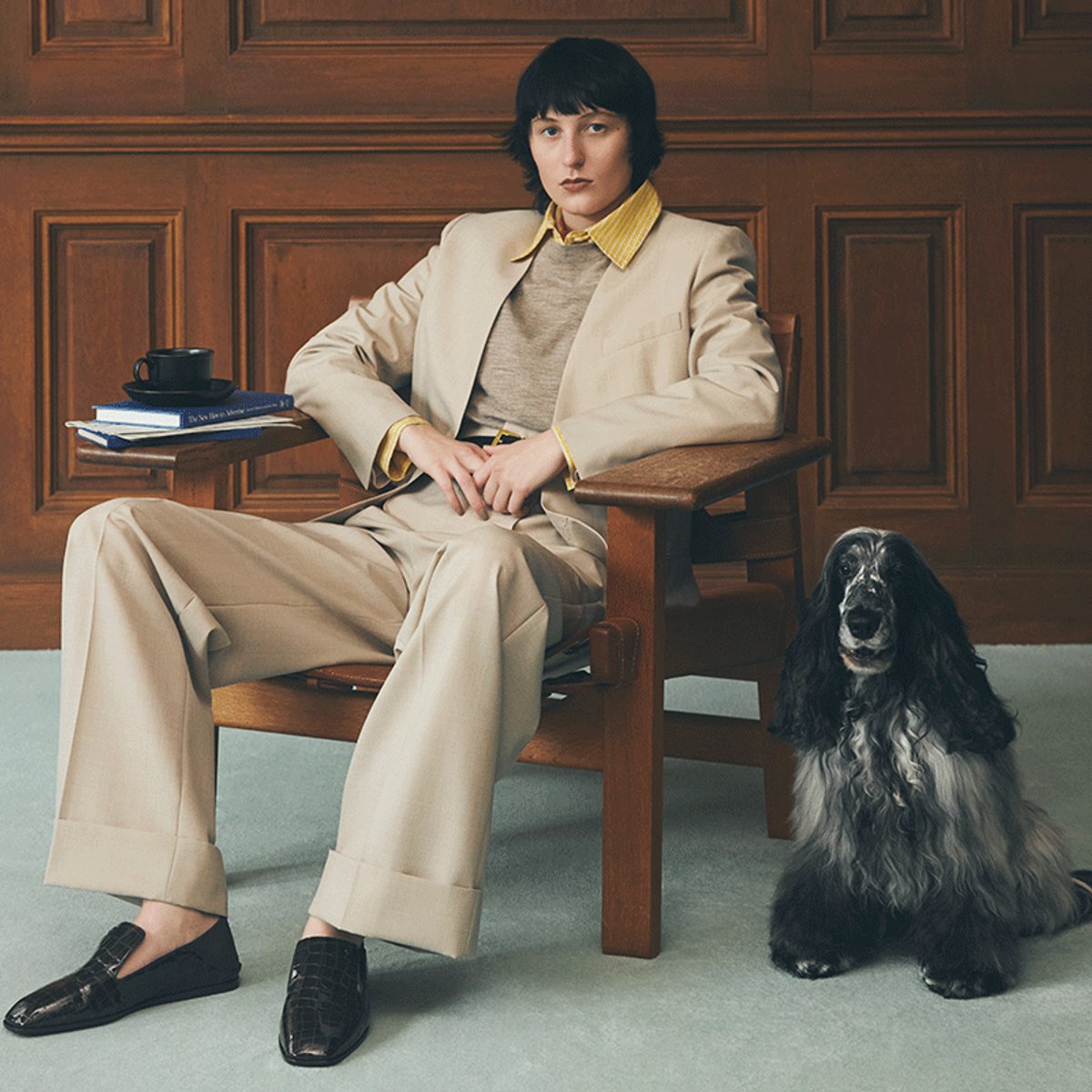 伝統と洗練で時代を切り開く、ジミー チュウの新作「エリオット スリッパ」。