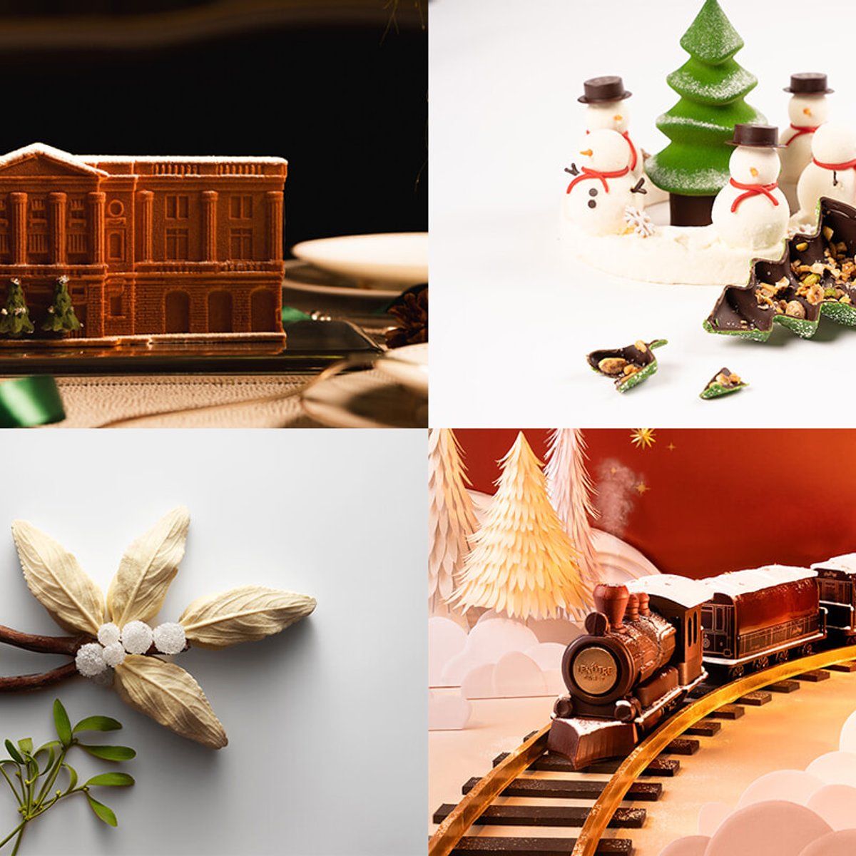 ビュッシュ（薪）はどこへいったの？ 個性を競う2025年のクリスマスケーキ。