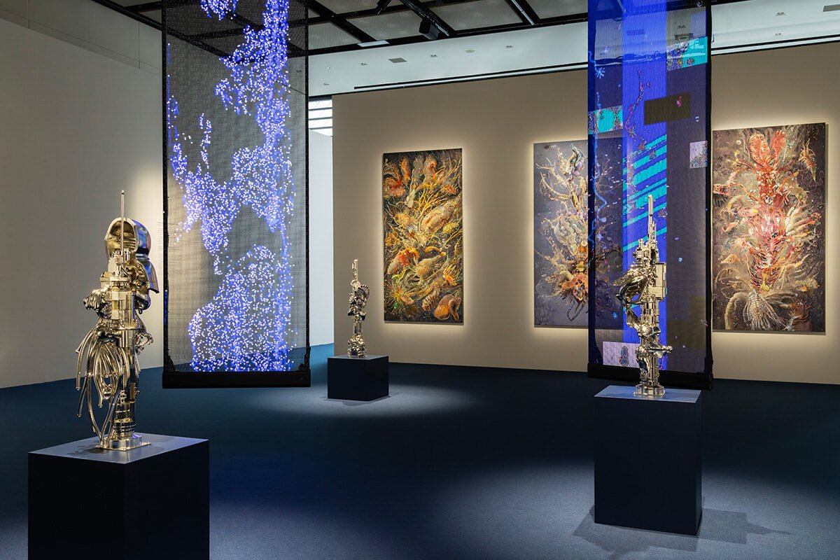 シャネル・ネクサス・ホールで開催中！ 最先端AIアートとエコロジーが