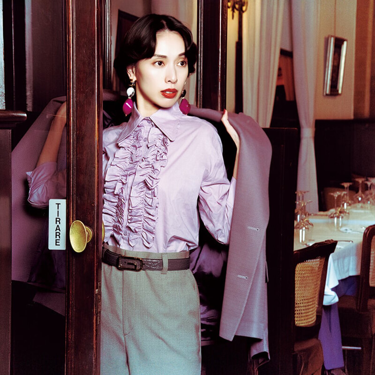 戸田恵梨香、グッチな晩餐。