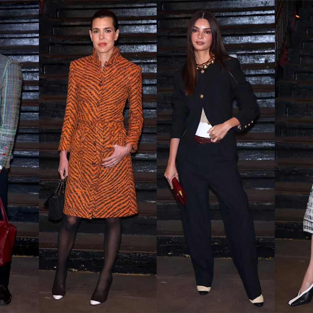 NYの廃駅にスターたちが大集結！ シャネル 2026年 メティエダール コレクションのフロントロー。