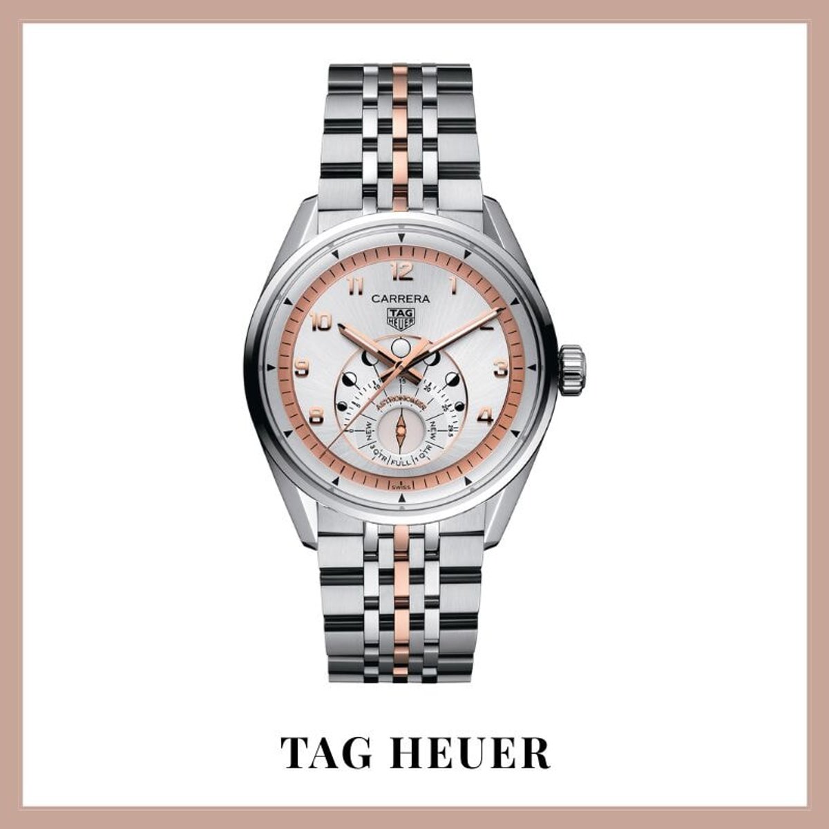 【だから欲しい、この時計】ヨギーの私に刺さった、タグ・ホイヤー。月周期を測定できる一本。