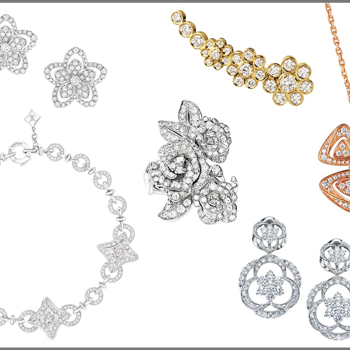 ダイヤモンドのジュエリーで、自分へご褒美。