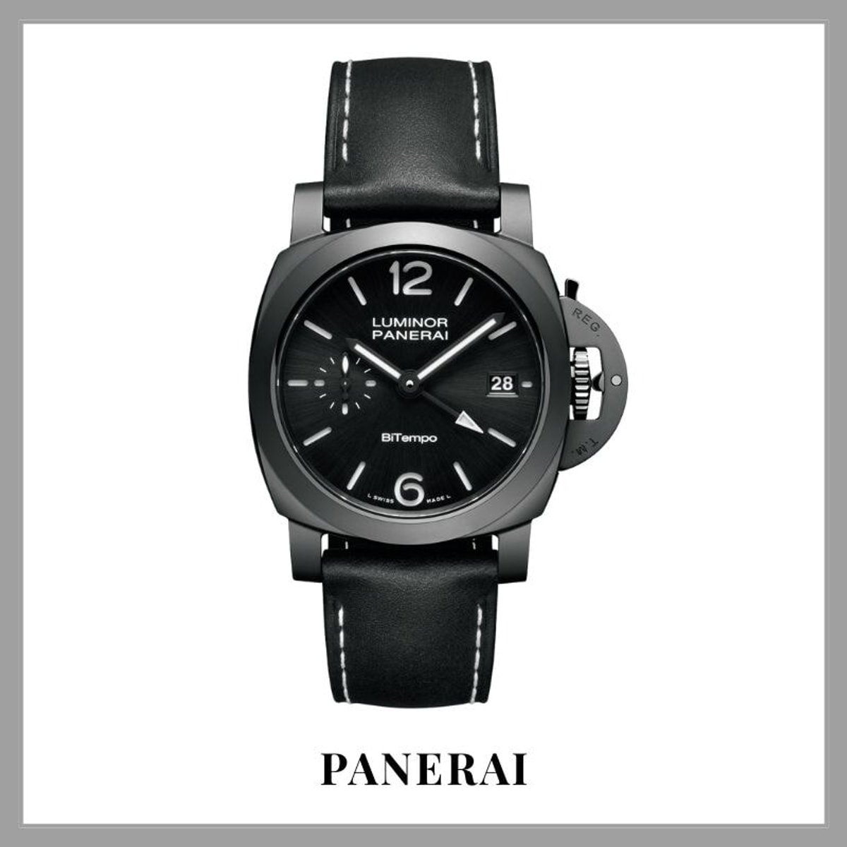 【だから欲しい、この時計】パネライのオールブラック、愛嬌とイケオジ的な渋さがいまの私にちょうどいい。