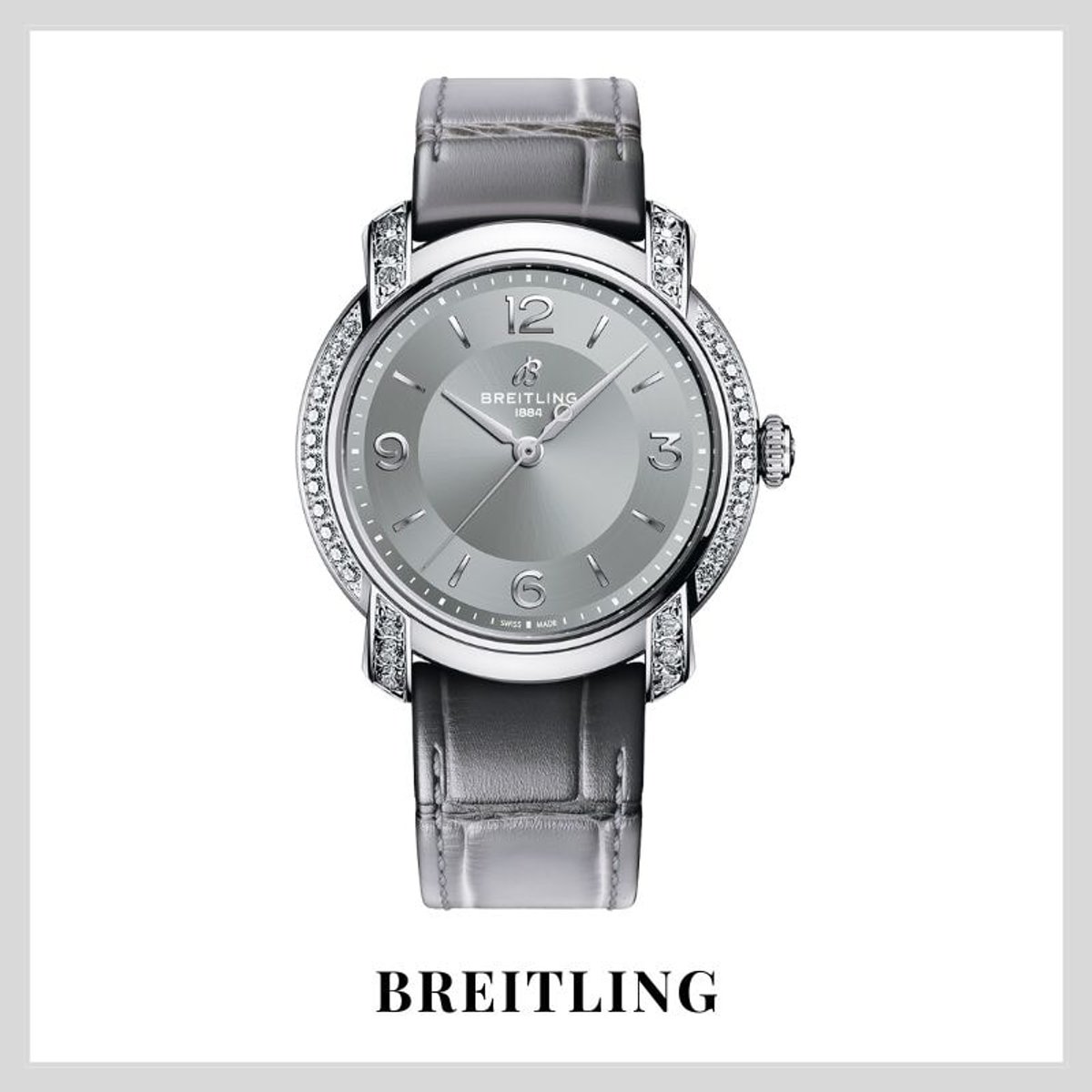 【だから欲しい、この時計】グレーのブライトリング。まるでシャーロット・ランプリングのような魅力！