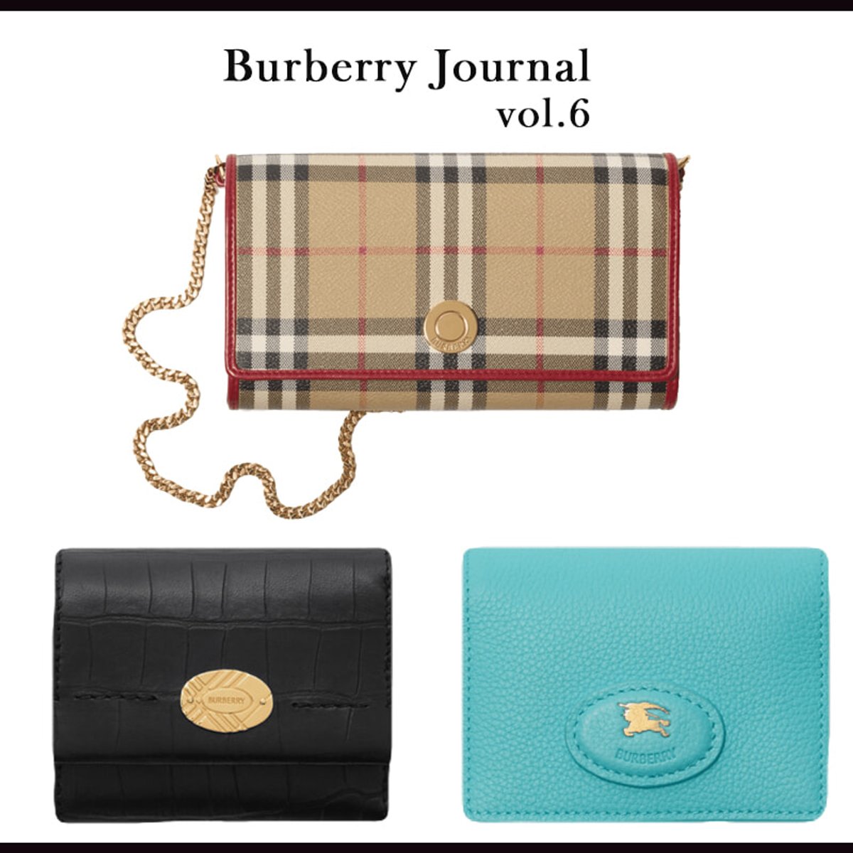 開運日や新年に向けて、幸せを呼ぶバーバリーの新作ウォレットを。【Burberry Journal vol.6】
