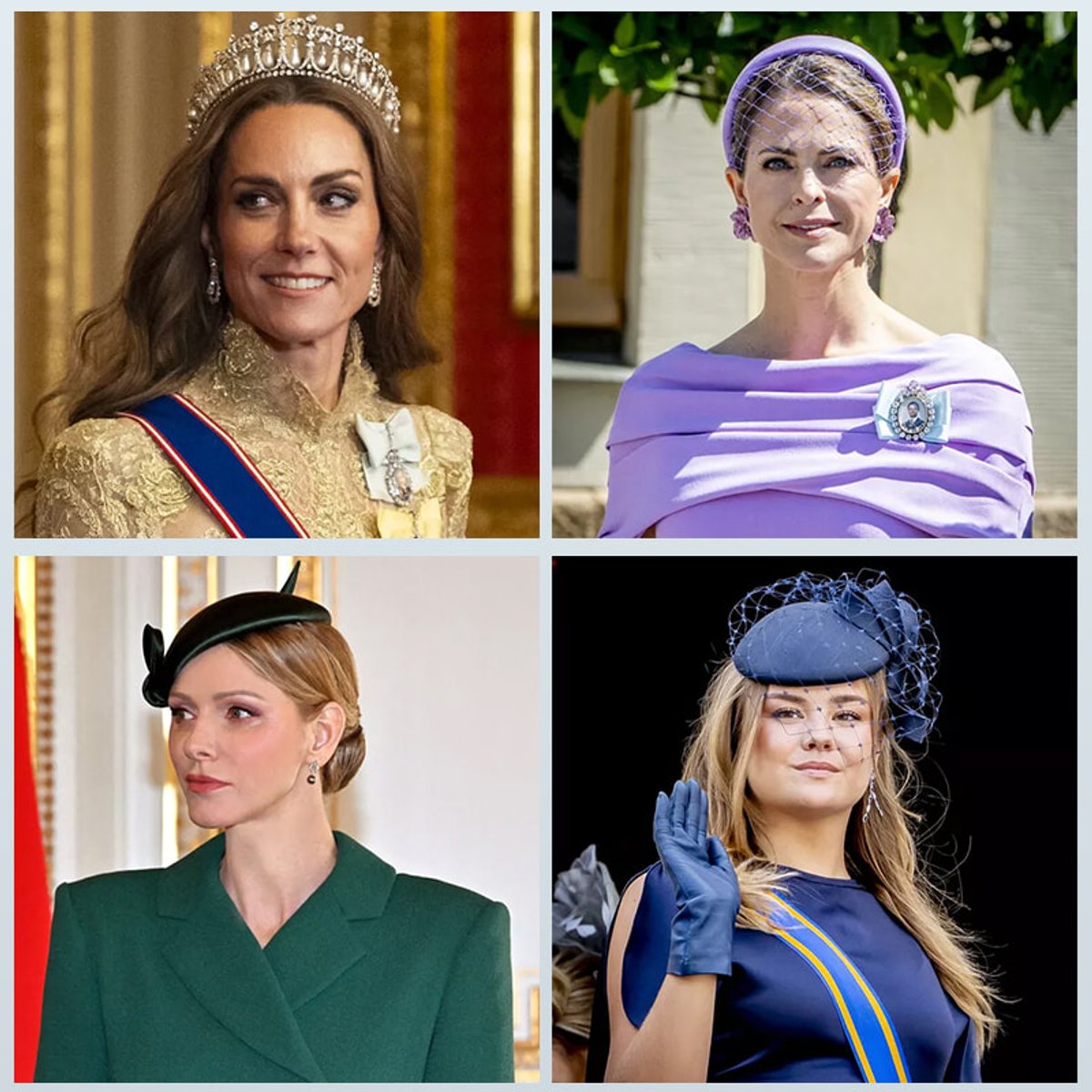 「君主制」のイメージを変える、21世紀21人の王女たちのドレス姿。