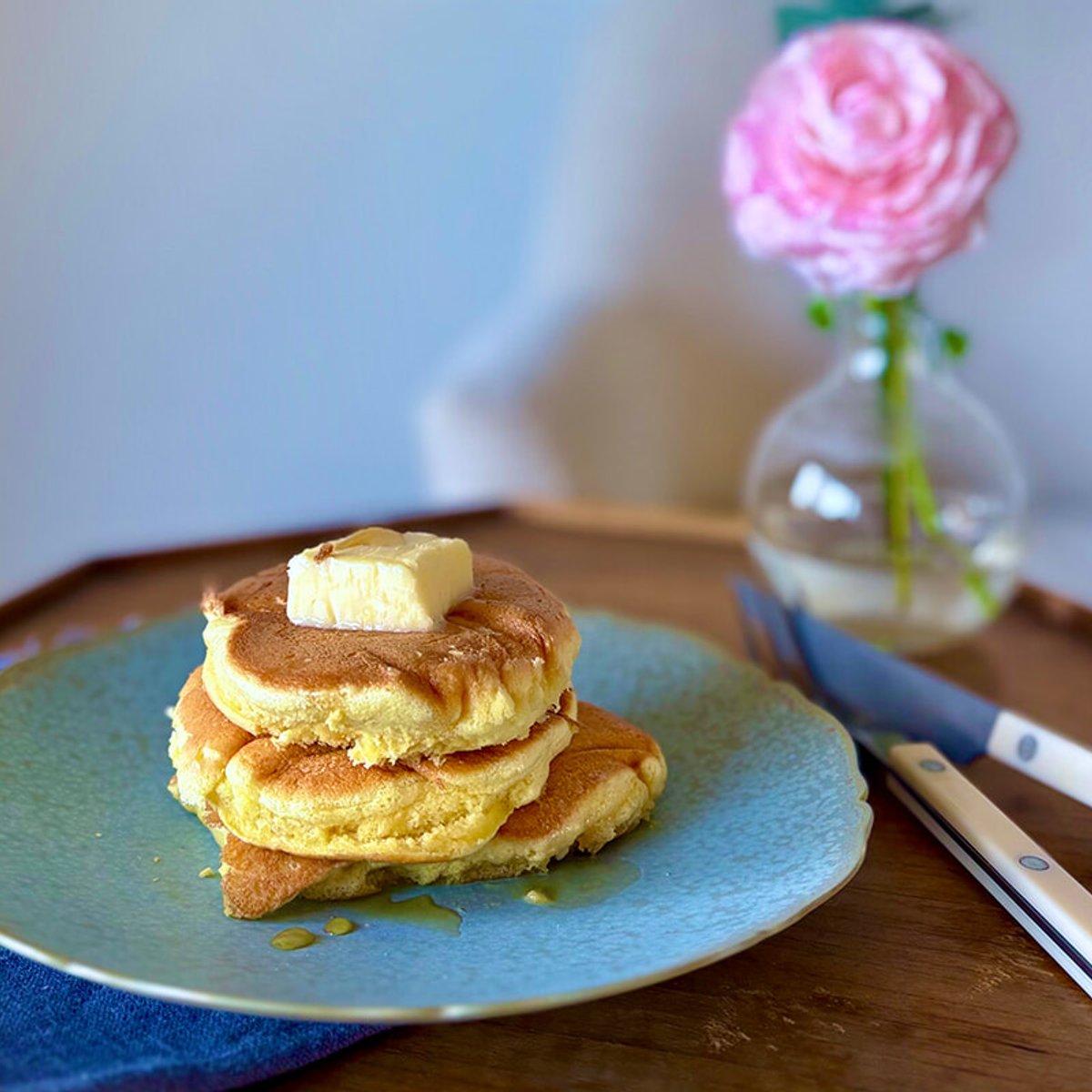 即リピ決定！誰でも簡単、ふわふわパンケーキレシピ。