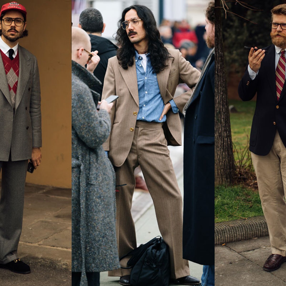 ピッティ・イマージネ・ウオモが開幕！ 栗山愛以が見つけた3人のクセありメンズとは。