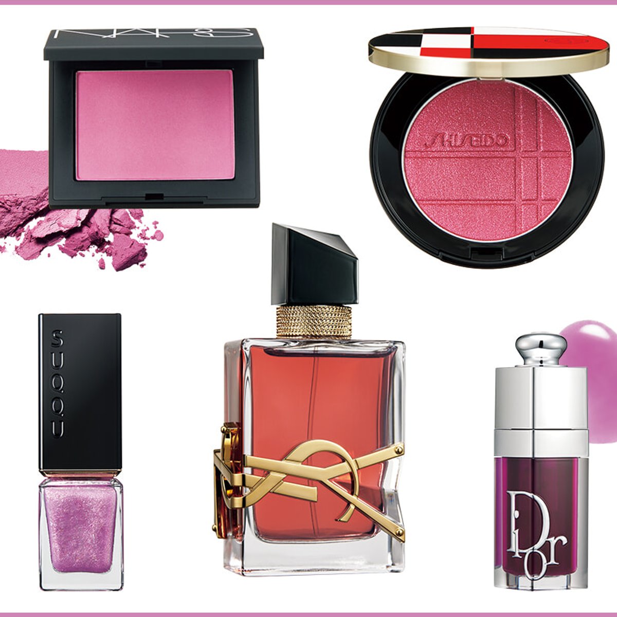 春のムードはメイクアップから取り入れて。ベリーなコスメ7選。