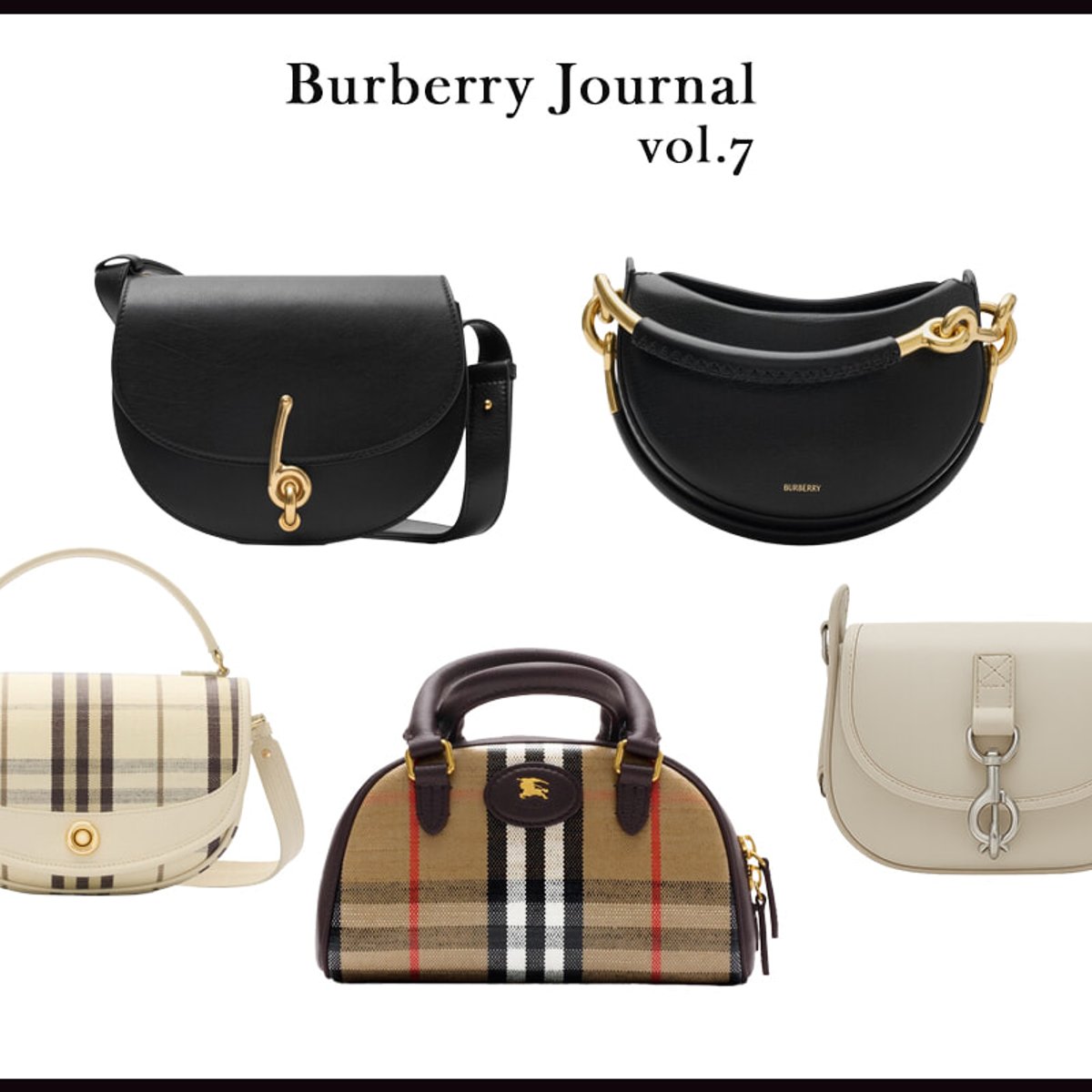 心踊る春に向けて新たに手に入れたい、バーバリーの新作バッグ5選。【Burberry Journal vol.7】