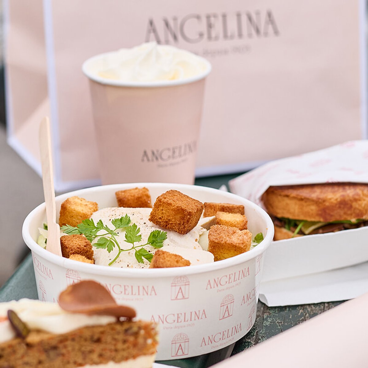 アンジェリーナの新しいアルマ店。イートインもテイクアウトも試してみたい。