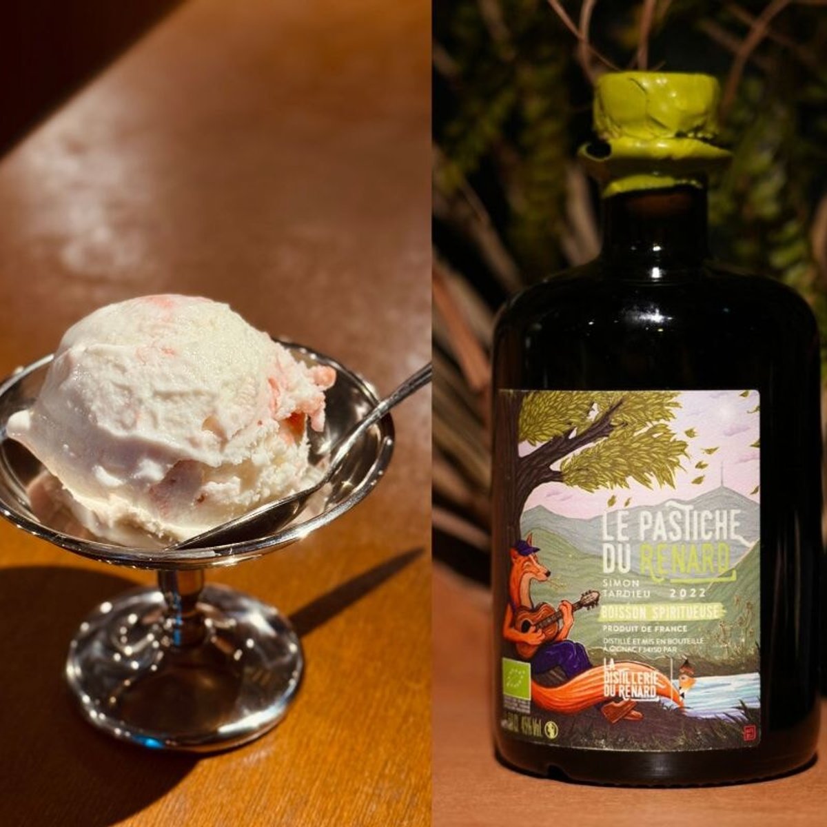 苺とパルミジャーノのジェラートに、パスティスを合わせたら……。【長塚健斗の「酔いと余韻」vol.5】