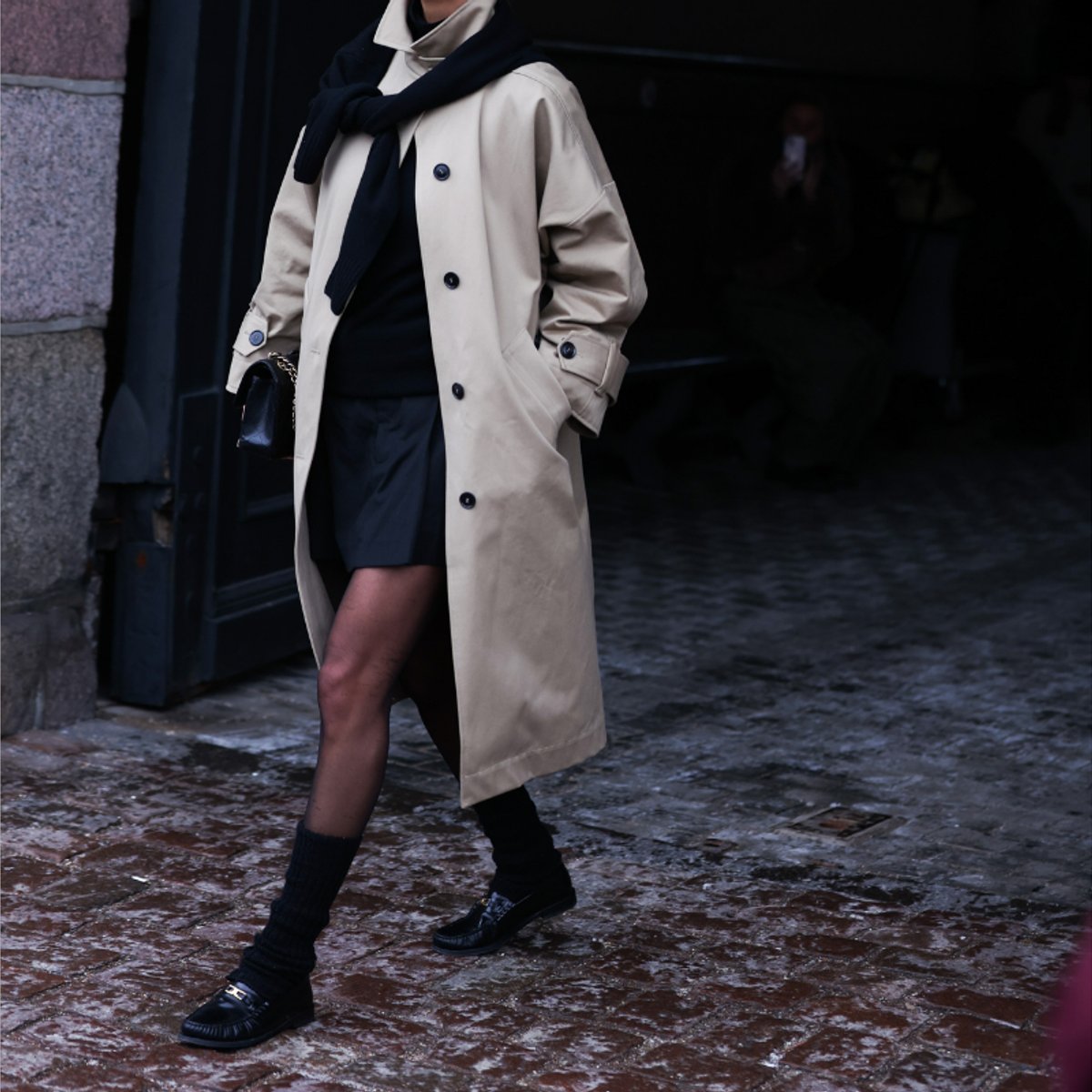 冬のマンネリコーデを脱するのはシアータイツ！ 5人の街角スナップをチェック。