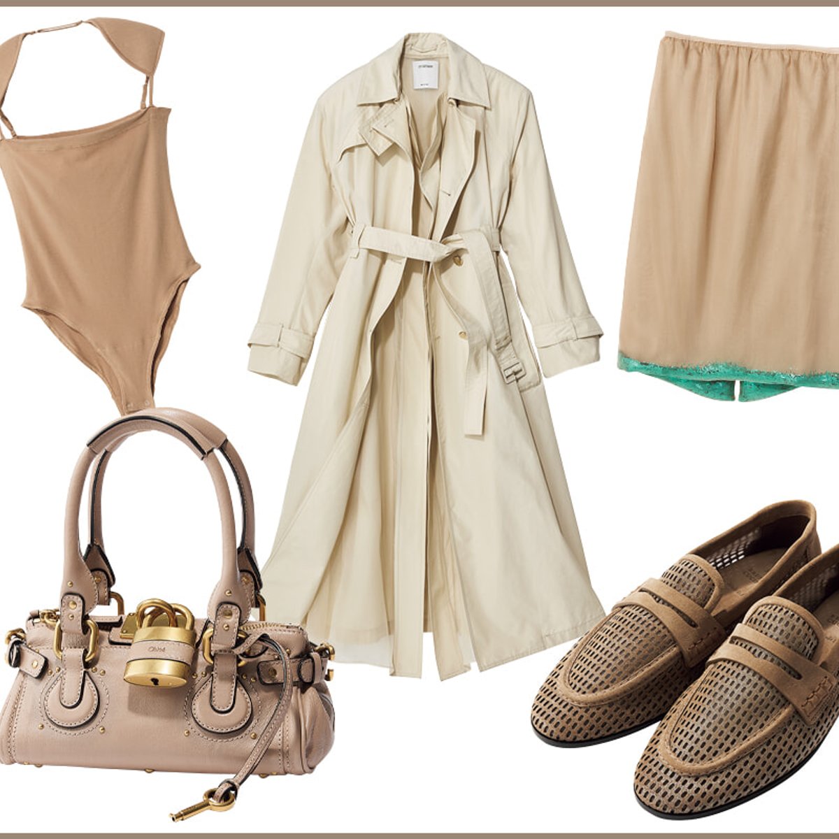 この春注目の「モカ」カラーで叶える、スタイルアップアイテム。