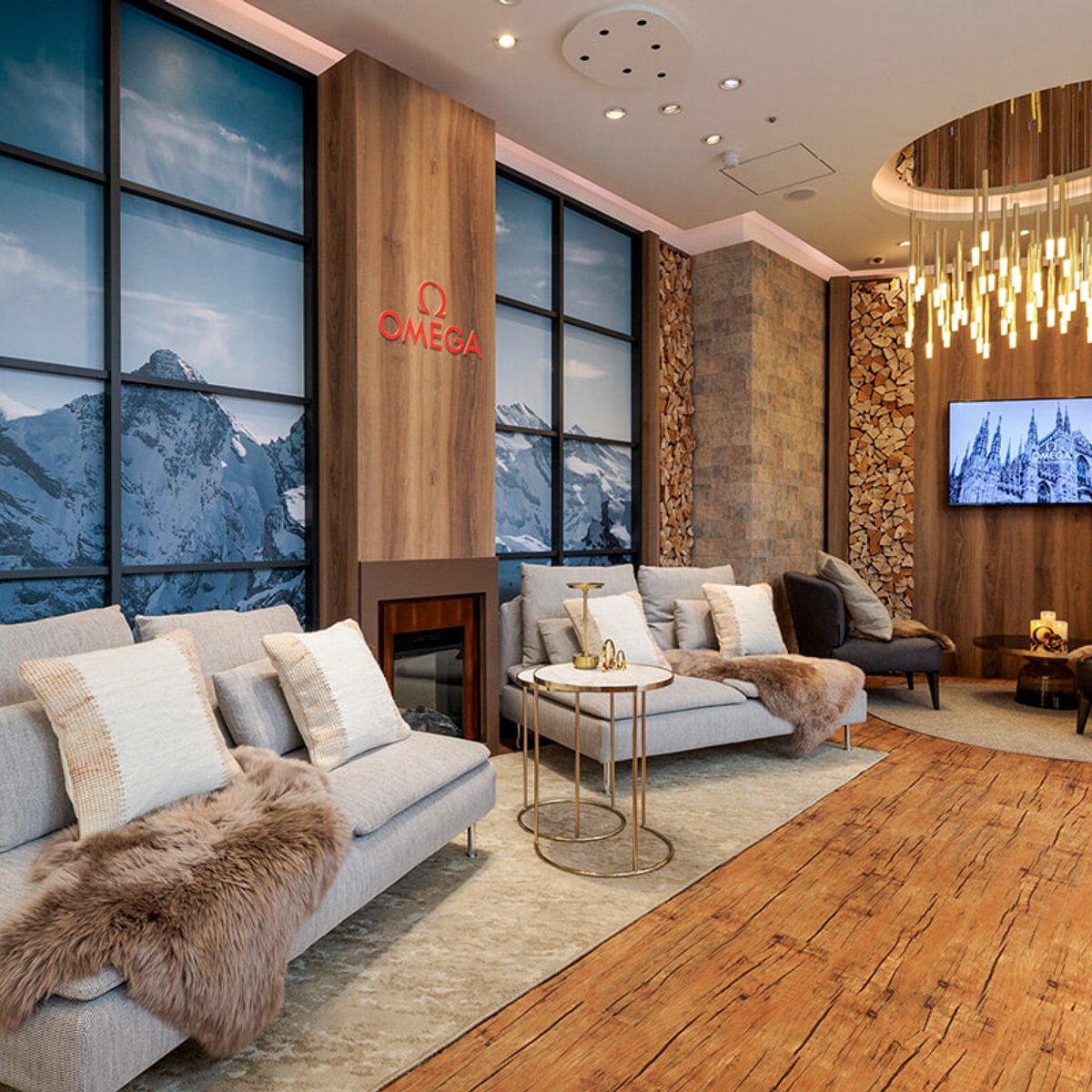 オメガブティック六本木ヒルズで、冬季オリンピックに想いを馳せて。