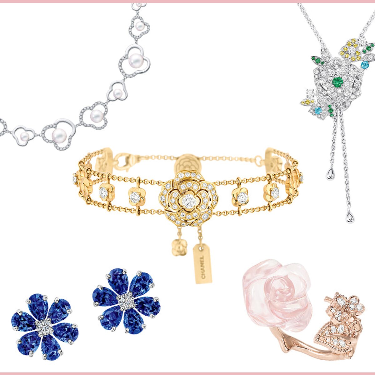 煌めく花のジュエリーで、一足早く春を感じて。