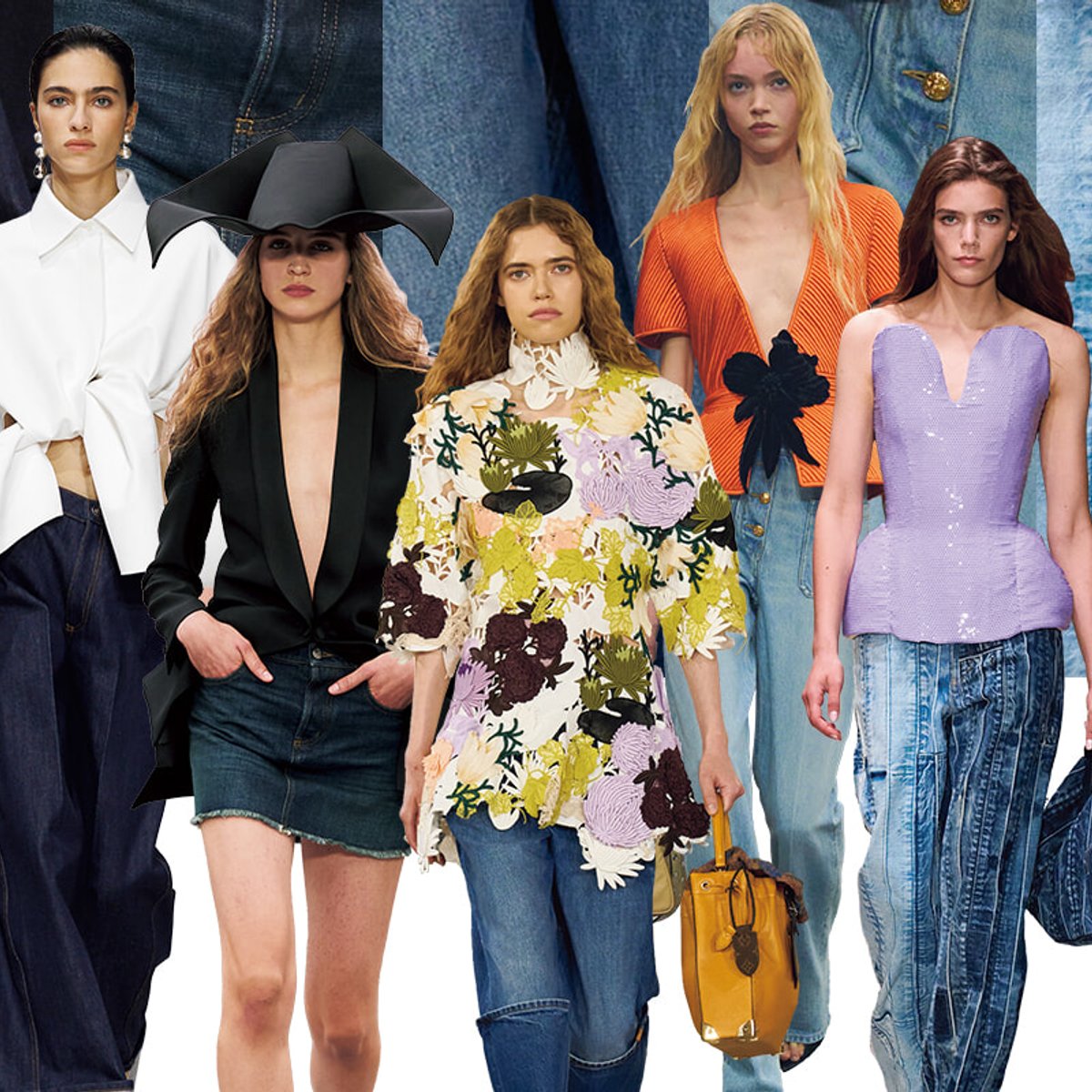 デニムの着こなしは、カジュアルダウンとドレスアップのバランスを計算して。【2026春夏トレンドリポート vol.15】