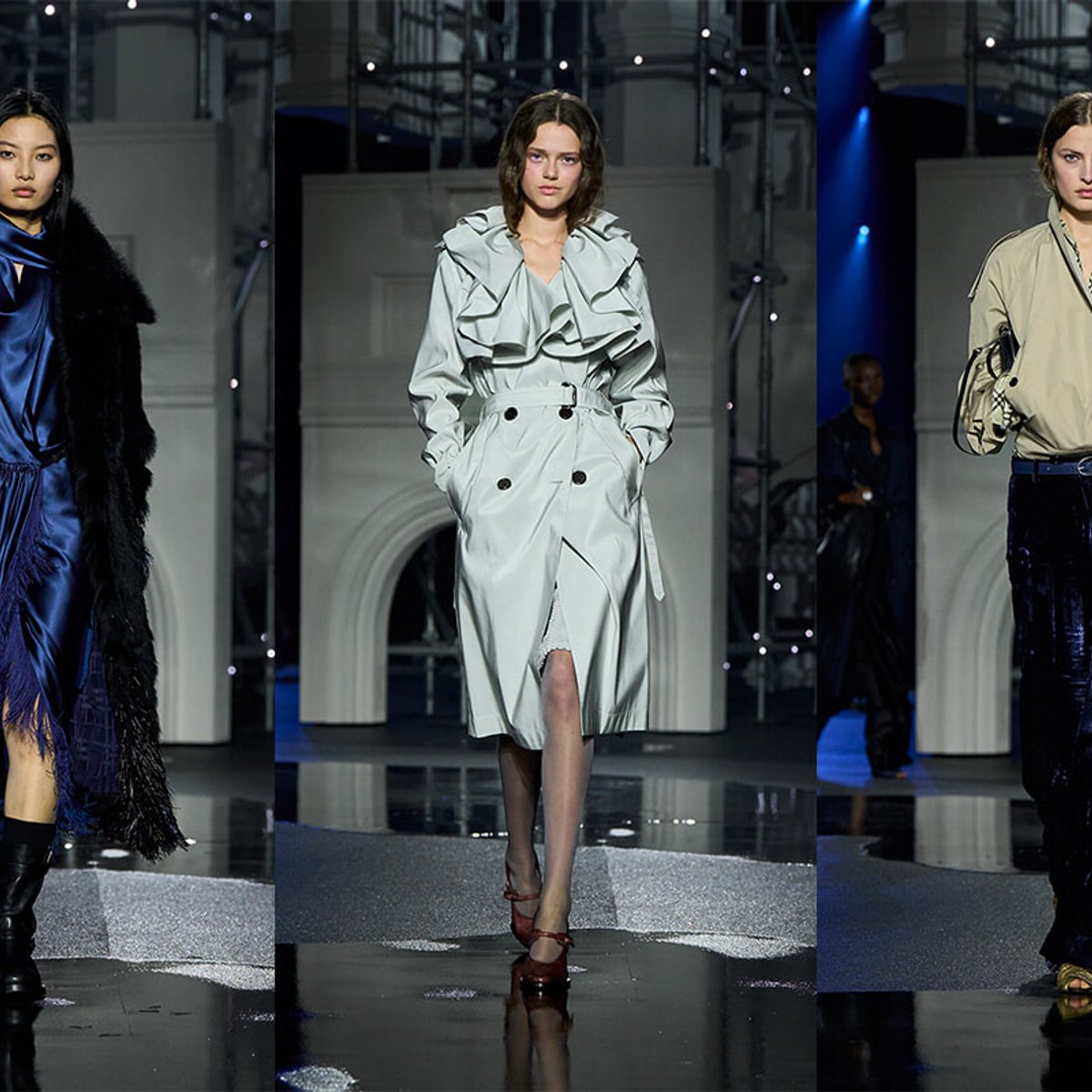 雨夜のロンドンをシック＆センシュアルに表現。バーバリー 2026ウィンターコレクション。