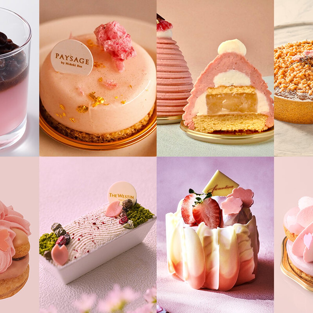 手土産にもぴったり！ 春を感じる、絶品桜スイーツ8選。