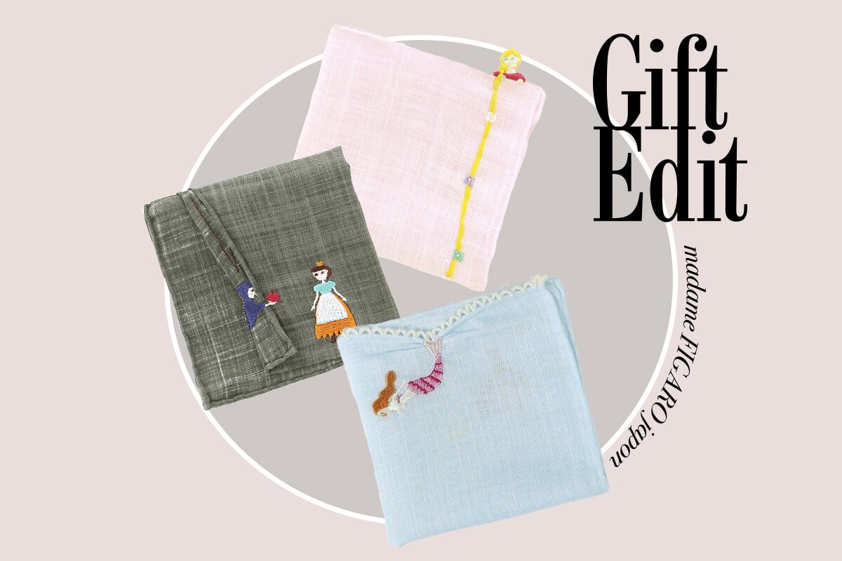今週のギフト】送別ギフトに迷ったら、刺繍入りの「童話ハンカチ」で