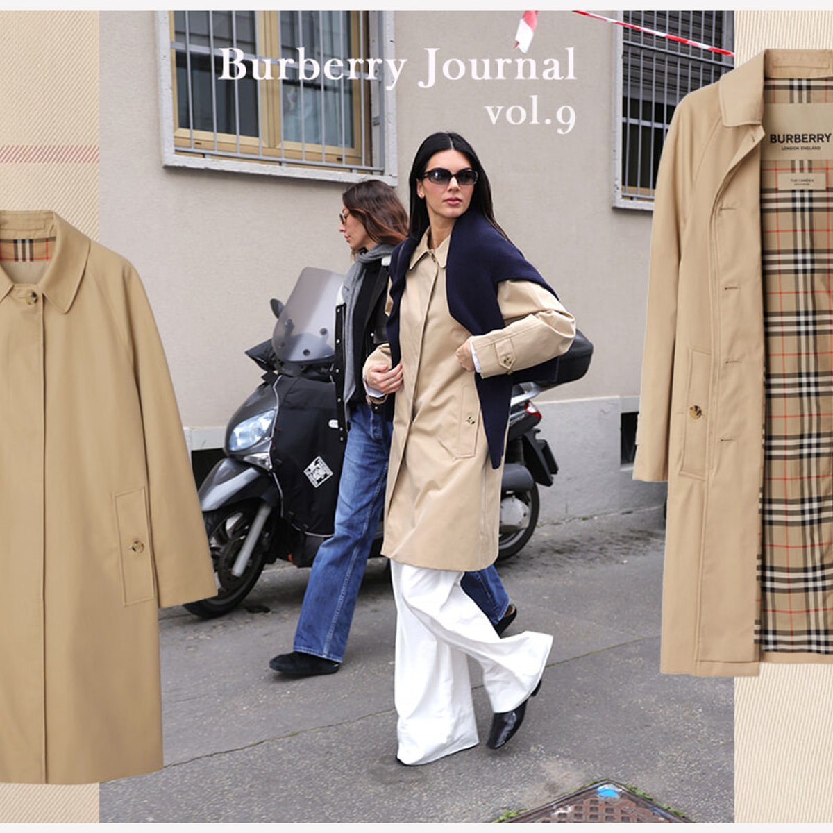ケンダル・ジェンナーに森星、バーバリーのトレンチコートが、セレブに愛される理由。【Burberry Journal vol.9】