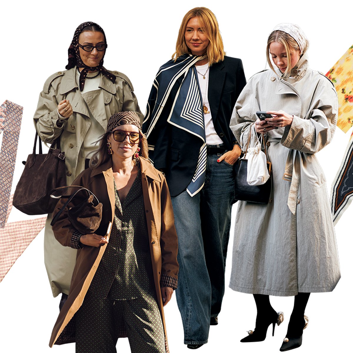 【春のおしゃれQ＆A】再ブームのスカーフ、どう巻くのが正解？