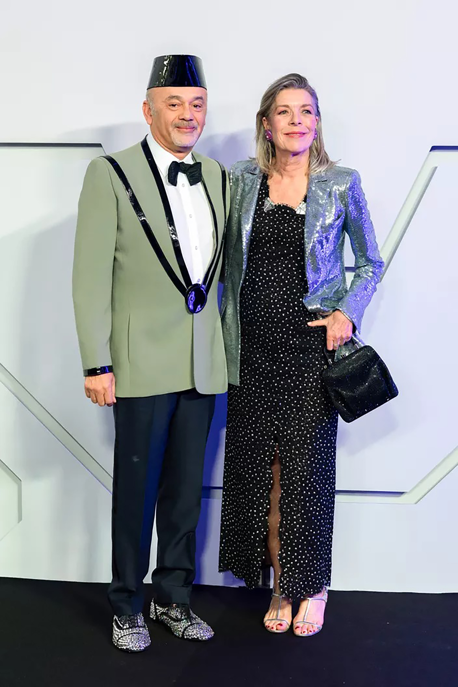 クリスチャン・ルブタンとモナコ公女のカロリーヌ・ド・モナコ