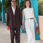 ロレックス・モンテカルロ・マスターズに向かう、アレクサンドル・グリマルディとクリスティーヌ・クネヒト・ド・マッシー