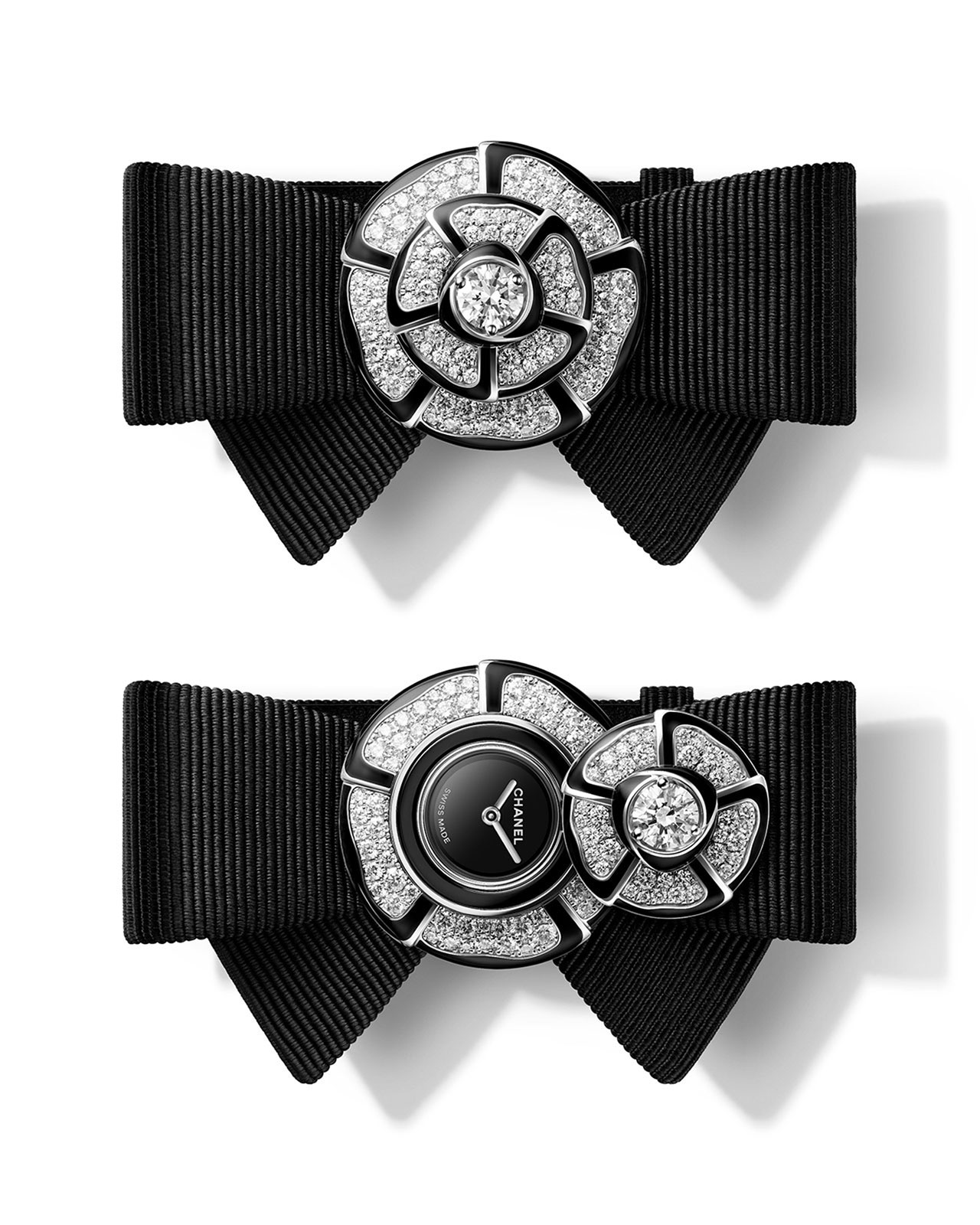 マドモアゼル シャネルが愛した、リボンとカメリアが融合したジュエリーウォッチが誕生。