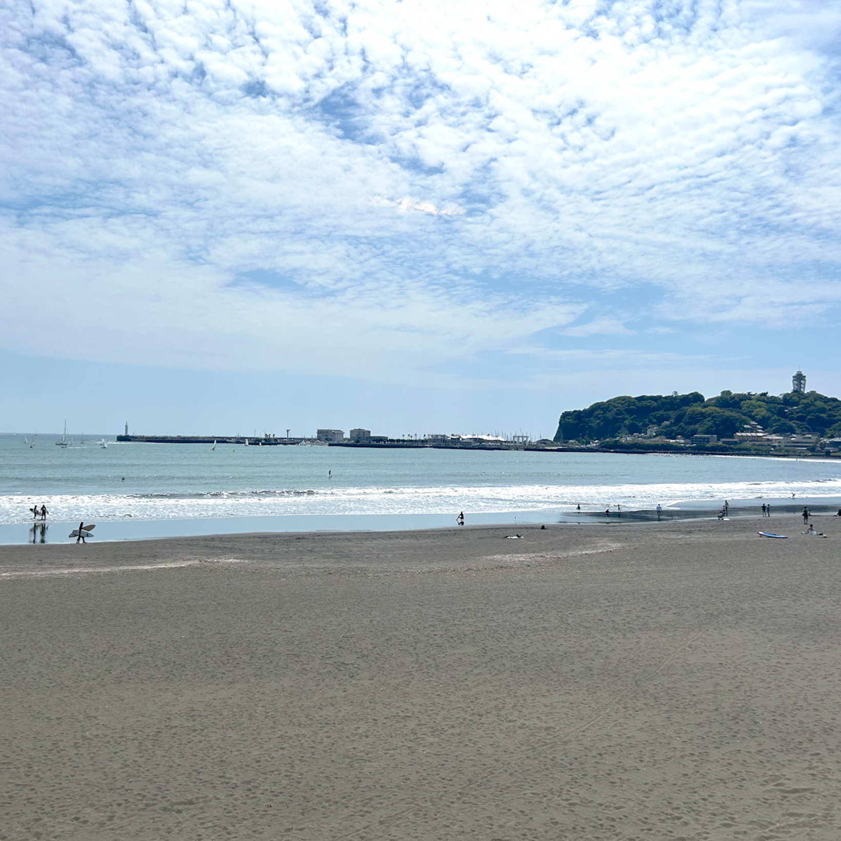 春の海をのんびりと眺めに。【鎌倉・腰越さんぽ】