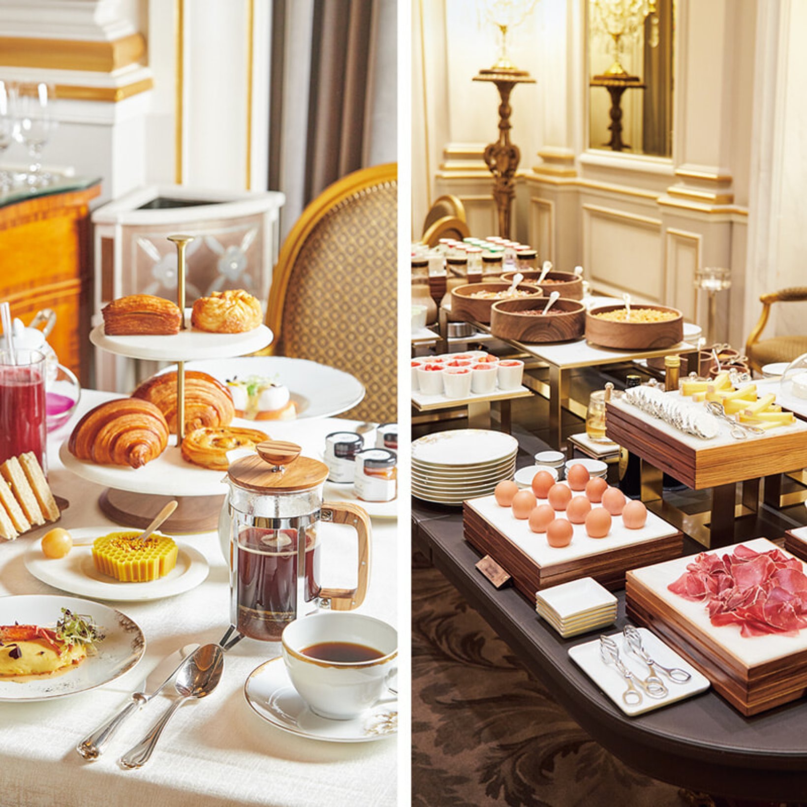 宿泊者以外もOK！ パリの一流ホテルで優雅な朝食ビュッフェを。【パリのマイベストレストラン】