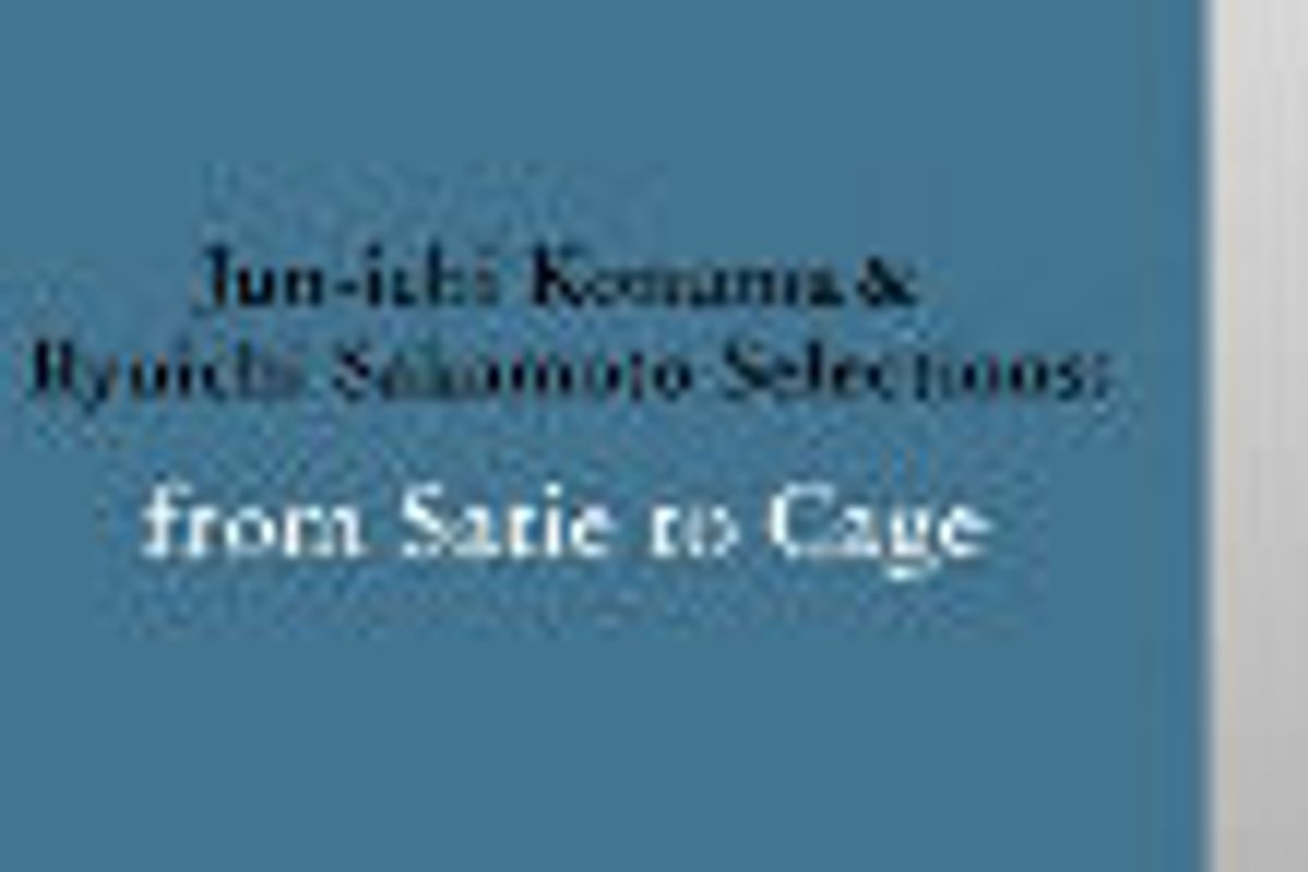 希少 書籍+CD 坂本龍一 / 小沼純一 - サティからジョン・ケージ vol.9】from Satie to Cage（サティからケージへ） ｜ commmons