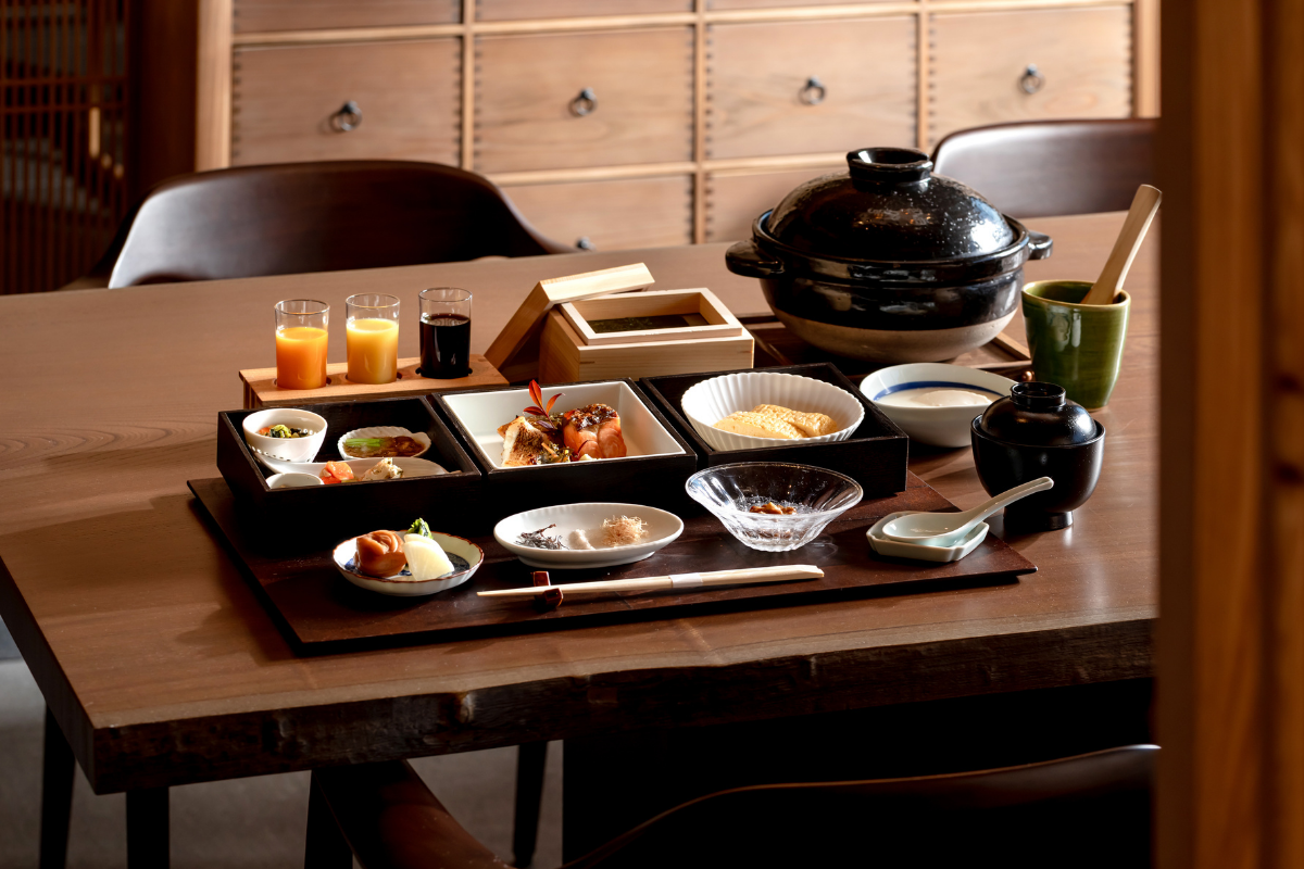 「GORA KADAN FUJI」の朝食。