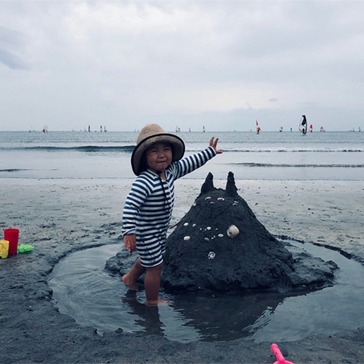 鎌倉の海とトトロと子育てと。