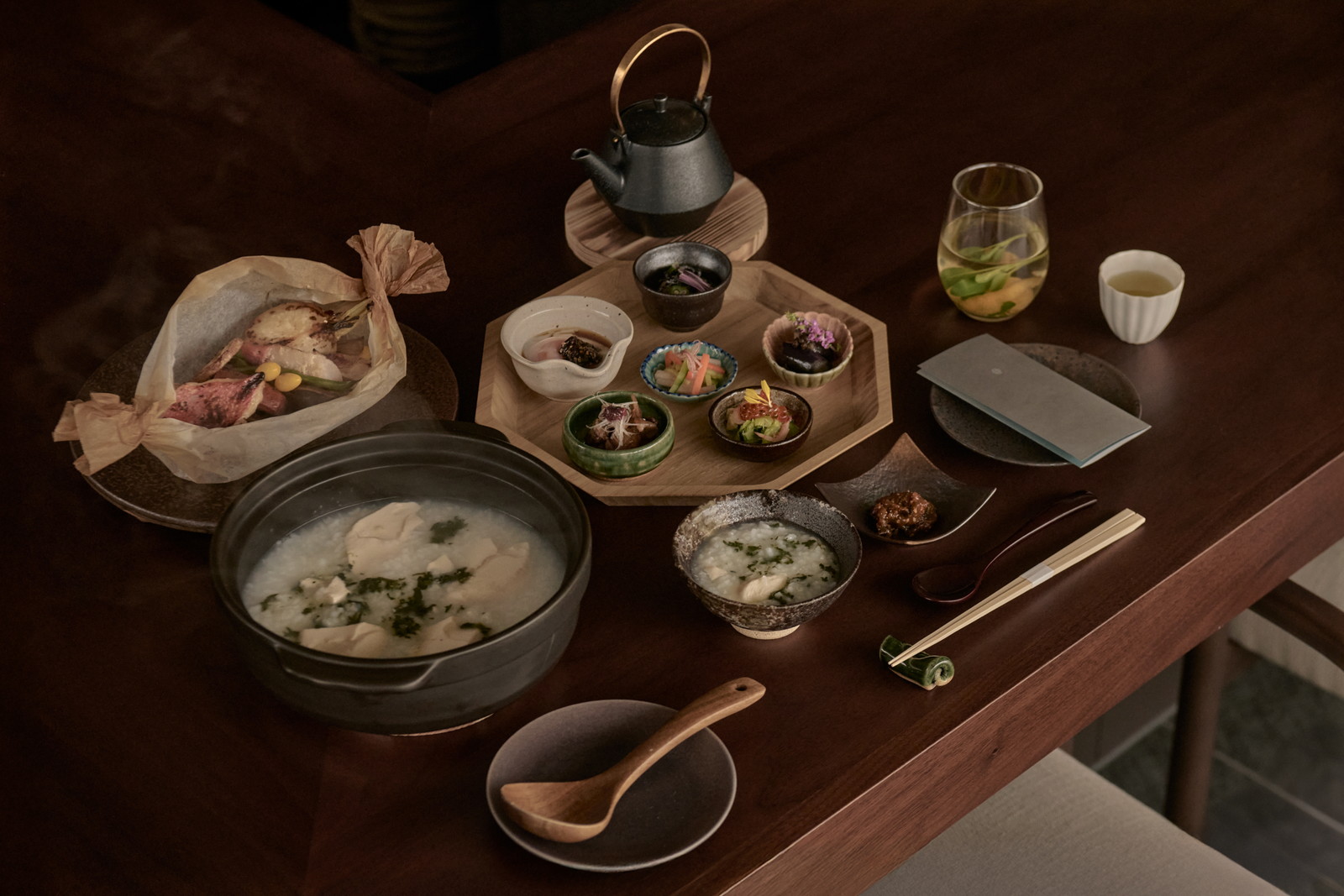 KÚON 箱根強羅で提供される朝ごはん。