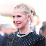 ケリー・ラザフォード、カンヌ国際映画祭のレッドカーペットにて。