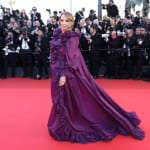フィリピーヌ・ルロワ＝ボリュー、カンヌ国際映画祭のレッドカーペットにて。