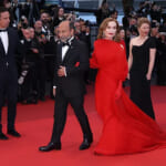 カンヌ国際映画祭での、イザベル・ユペール＆アスガル・ファルハディ