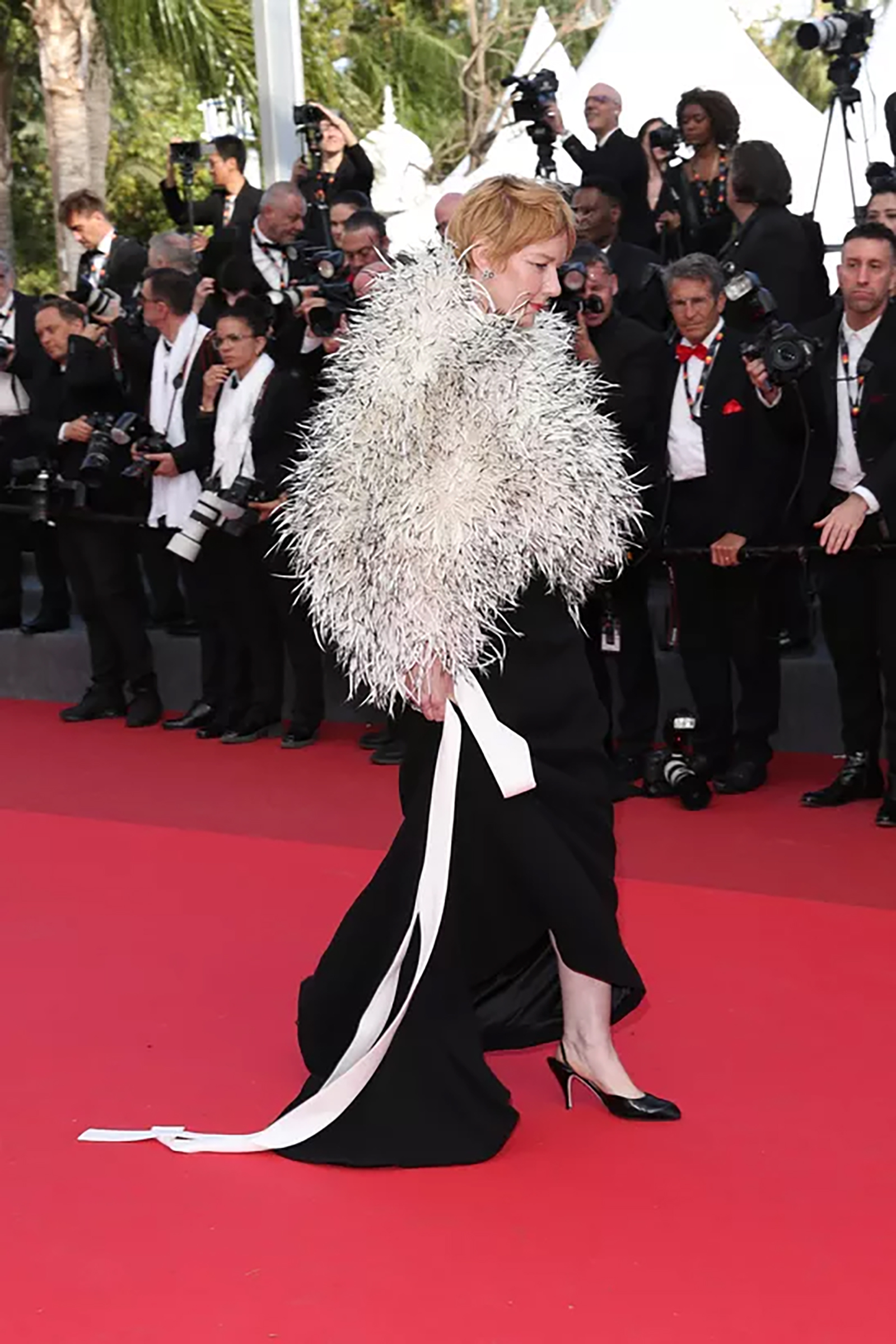 カンヌ国際映画祭での、ザンドラ・ヒュラー