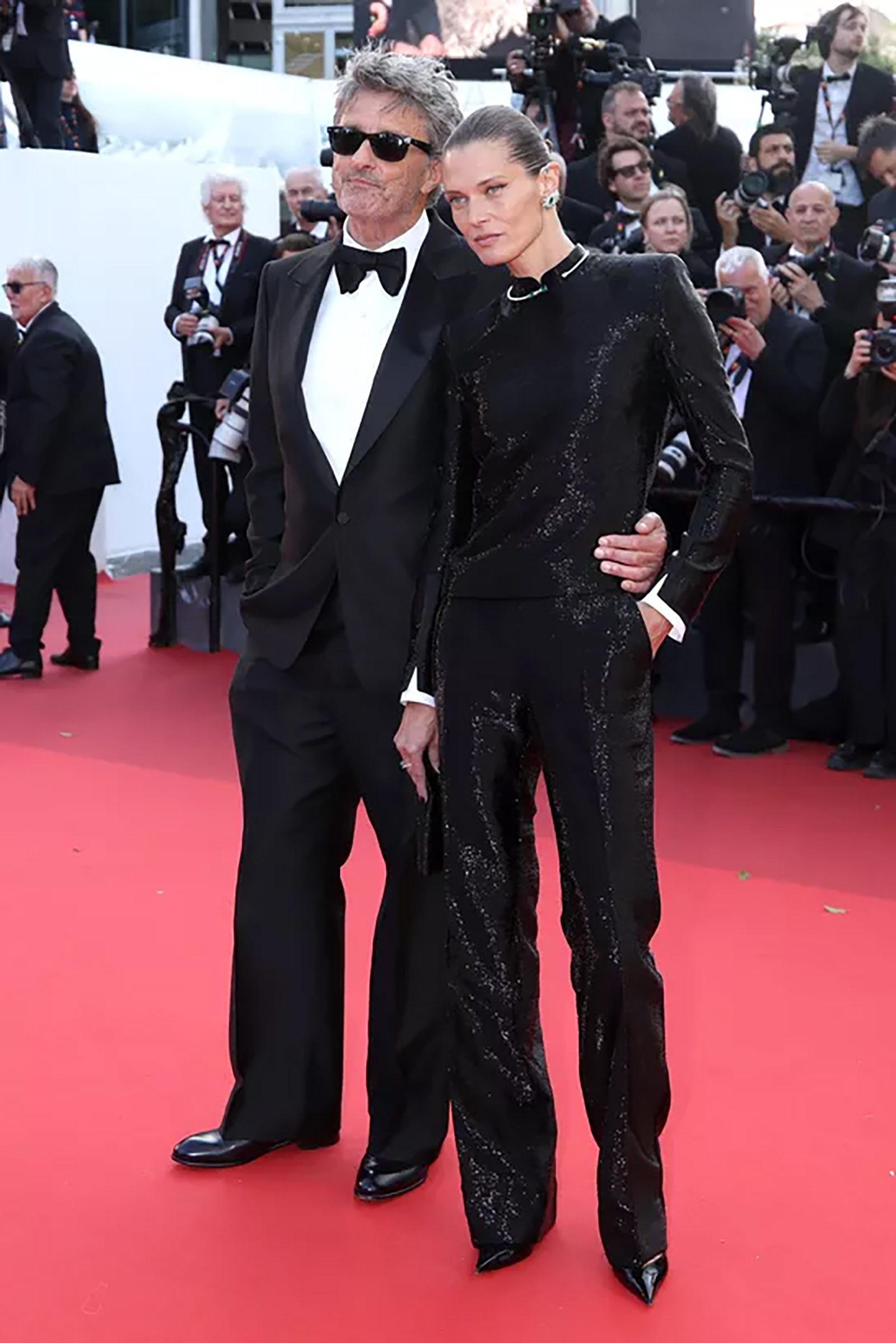 カンヌ国際映画祭での、パヴェウ・パヴリコフスキ＆マウゴジャタ・ベラ
