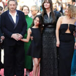 カンヌ国際映画祭での、ブノワ・マジメル、モニカ・ベルッチ、レア・ミシウス。