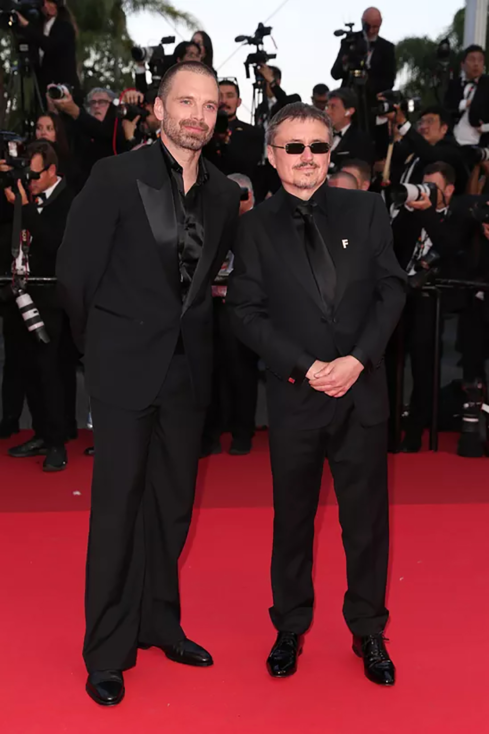 カンヌ国際映画祭での、セバスチャン・スタンとクリスティアン・ムンジウ