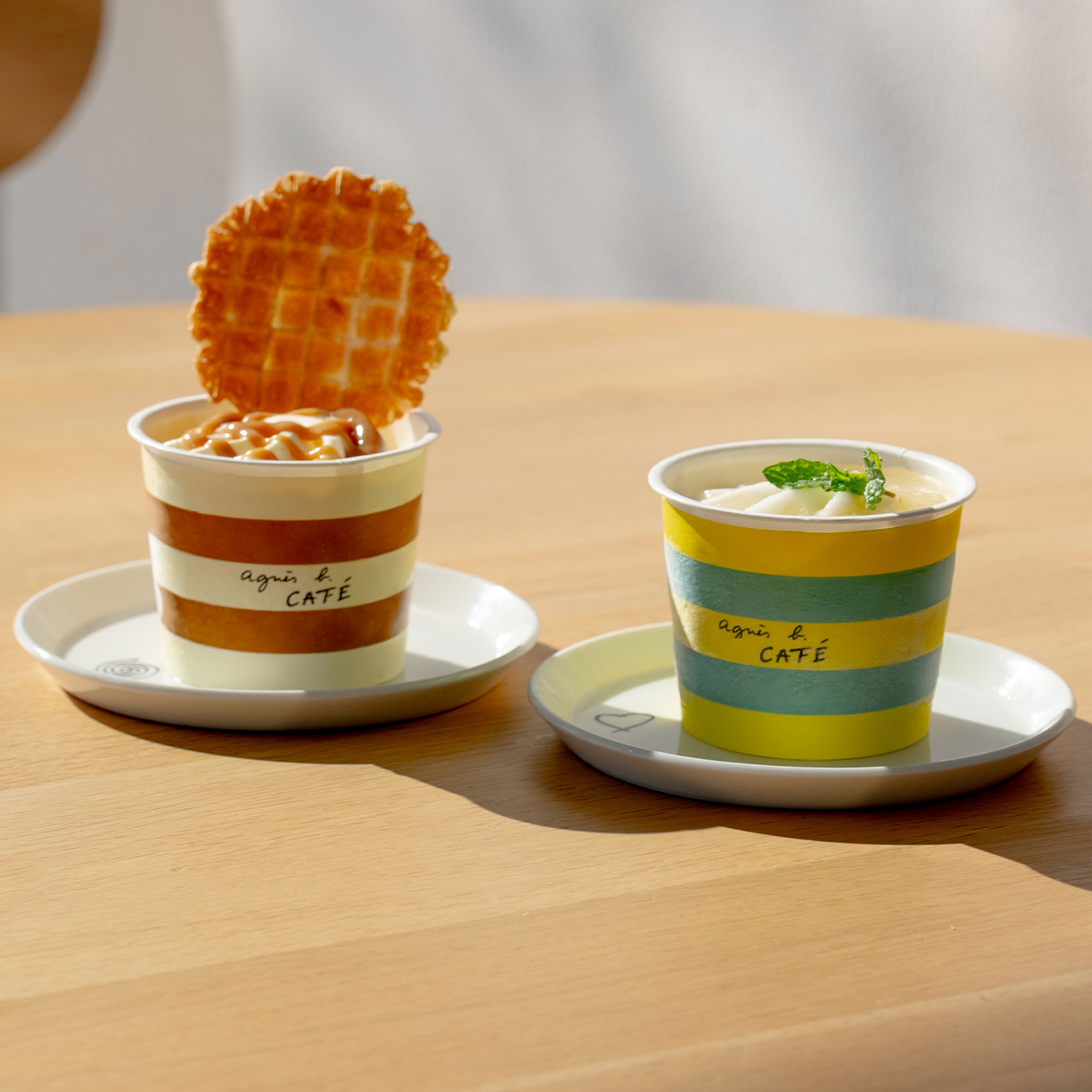 この夏限定！ アニエスベー カフェでコラボアイスと話題のかき氷を味わおう。