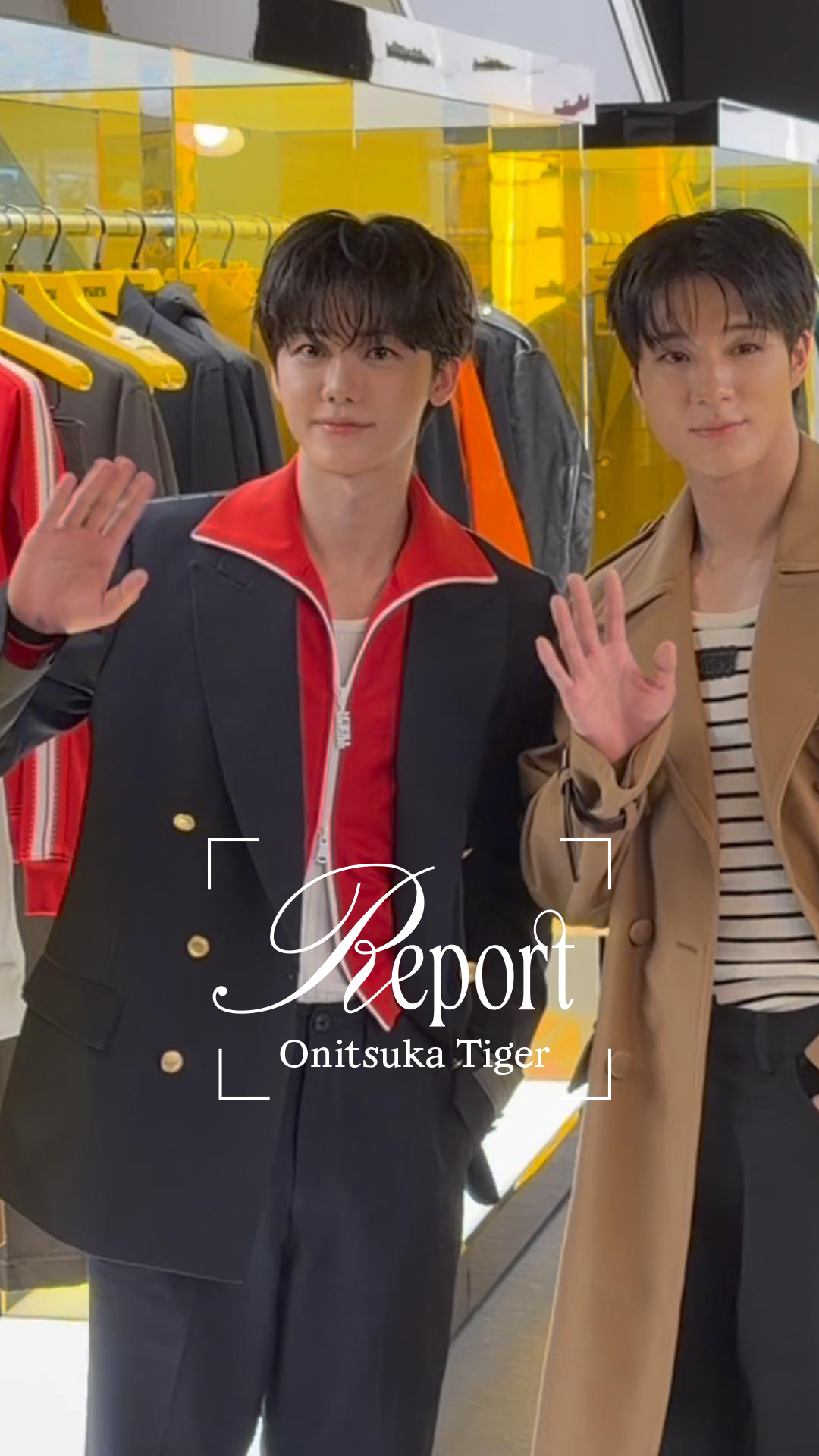 NCTのJENOとJAEMINがオニツカタイガー 新宿に来店！