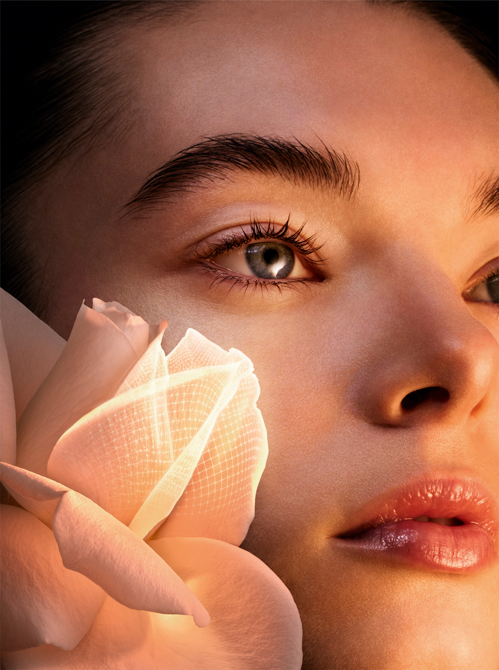 dior-science-A-260804 | madameFIGARO.jp(フィガロジャポン) 女性とバラのイメージ画像