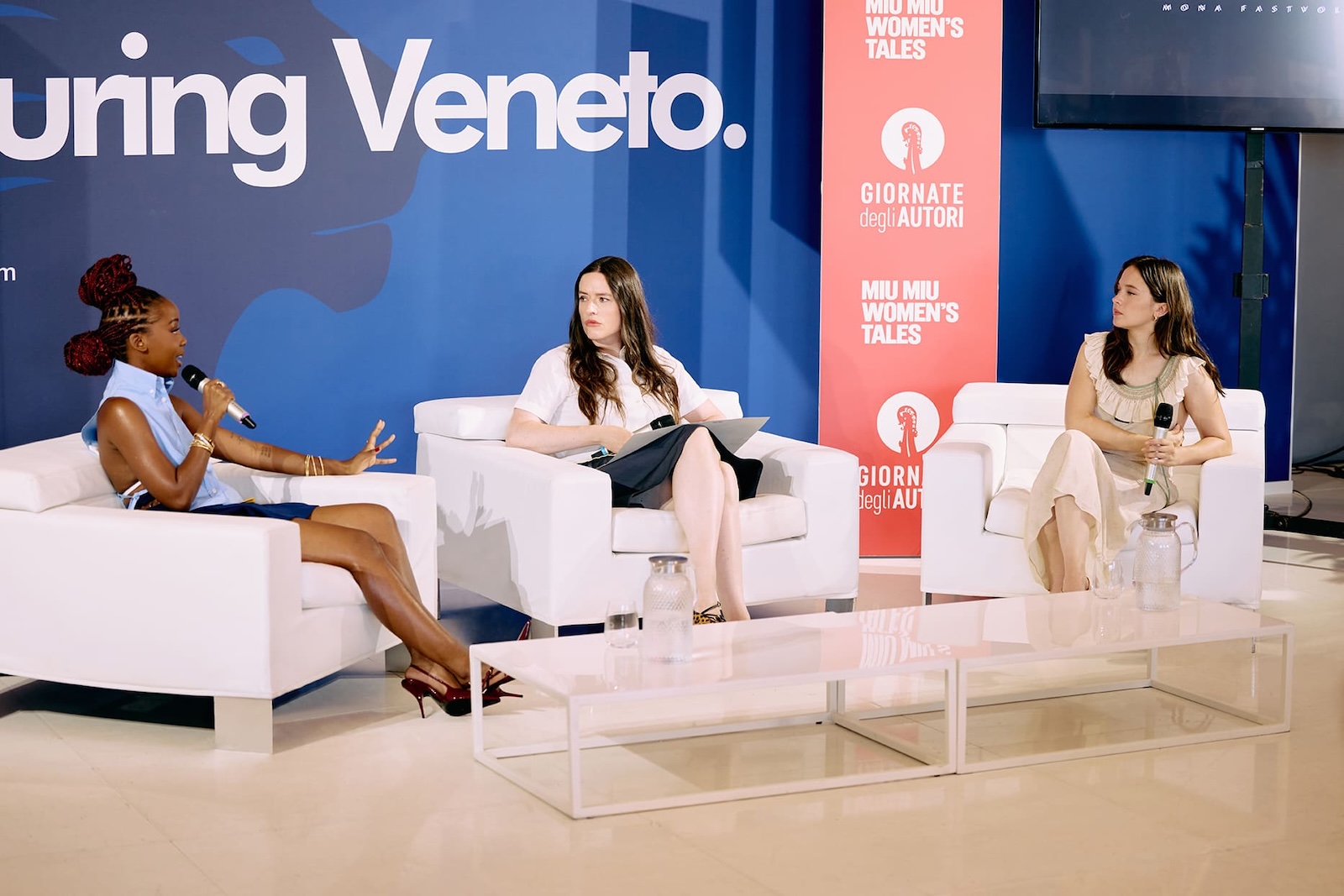 MMWT_Conversation day 2_Sept 7th_Thuso Mbedu_Lou Stoppard_Cailee Spaeny | madameFIGARO.jp(フィガロジャポン)