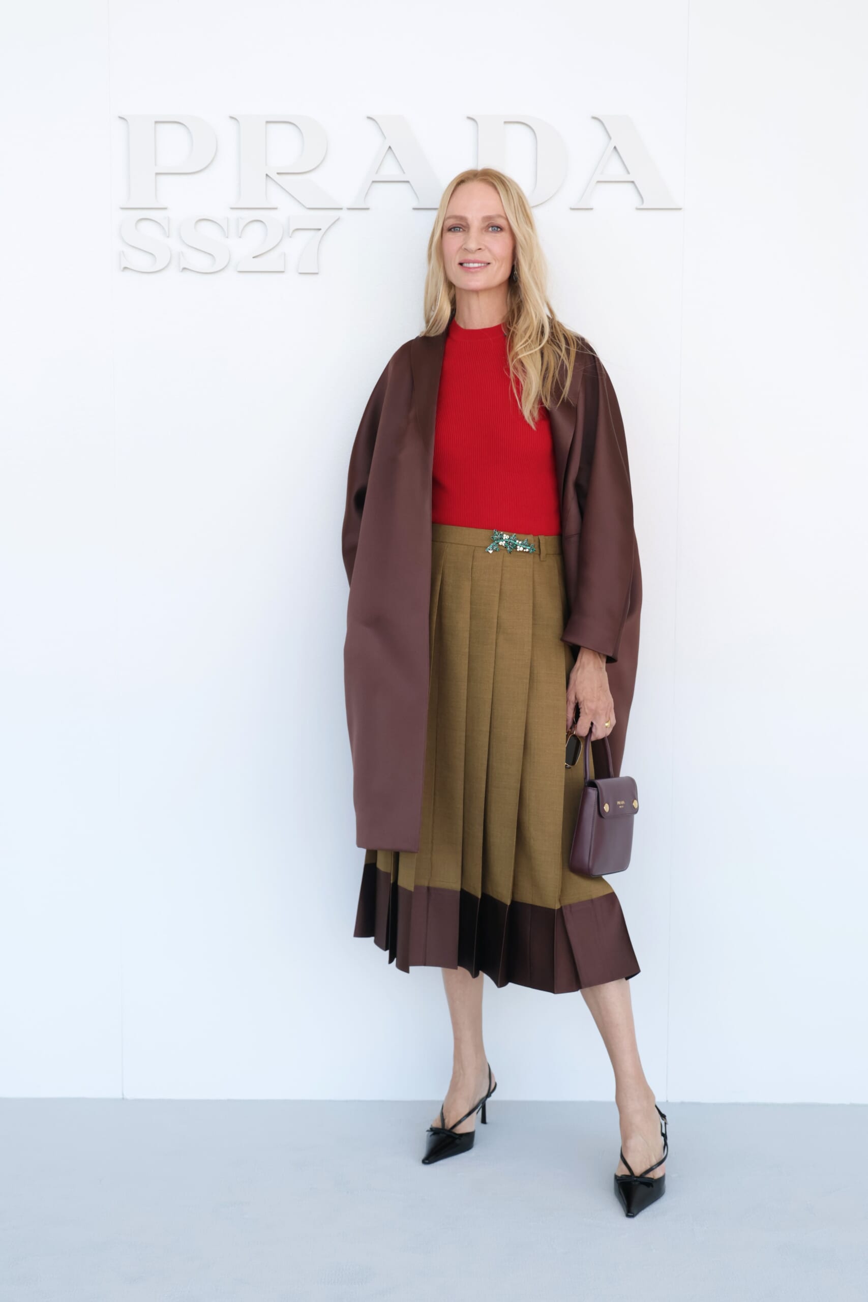 Uma Thurman_Prada SS27 Show_30 | madameFIGARO.jp(フィガロジャポン)