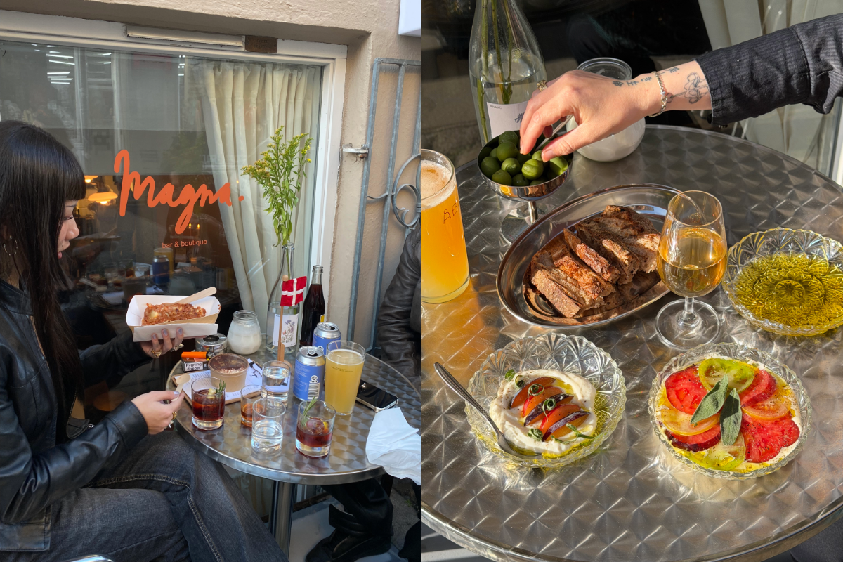 261008-copenhagen-magna-wine-bar-8 | madameFIGARO.jp(フィガロジャポン) コペンハーゲンのショップ兼ワインバー「マウナ(Magna)」で、ワインと料理を楽しむ客たち