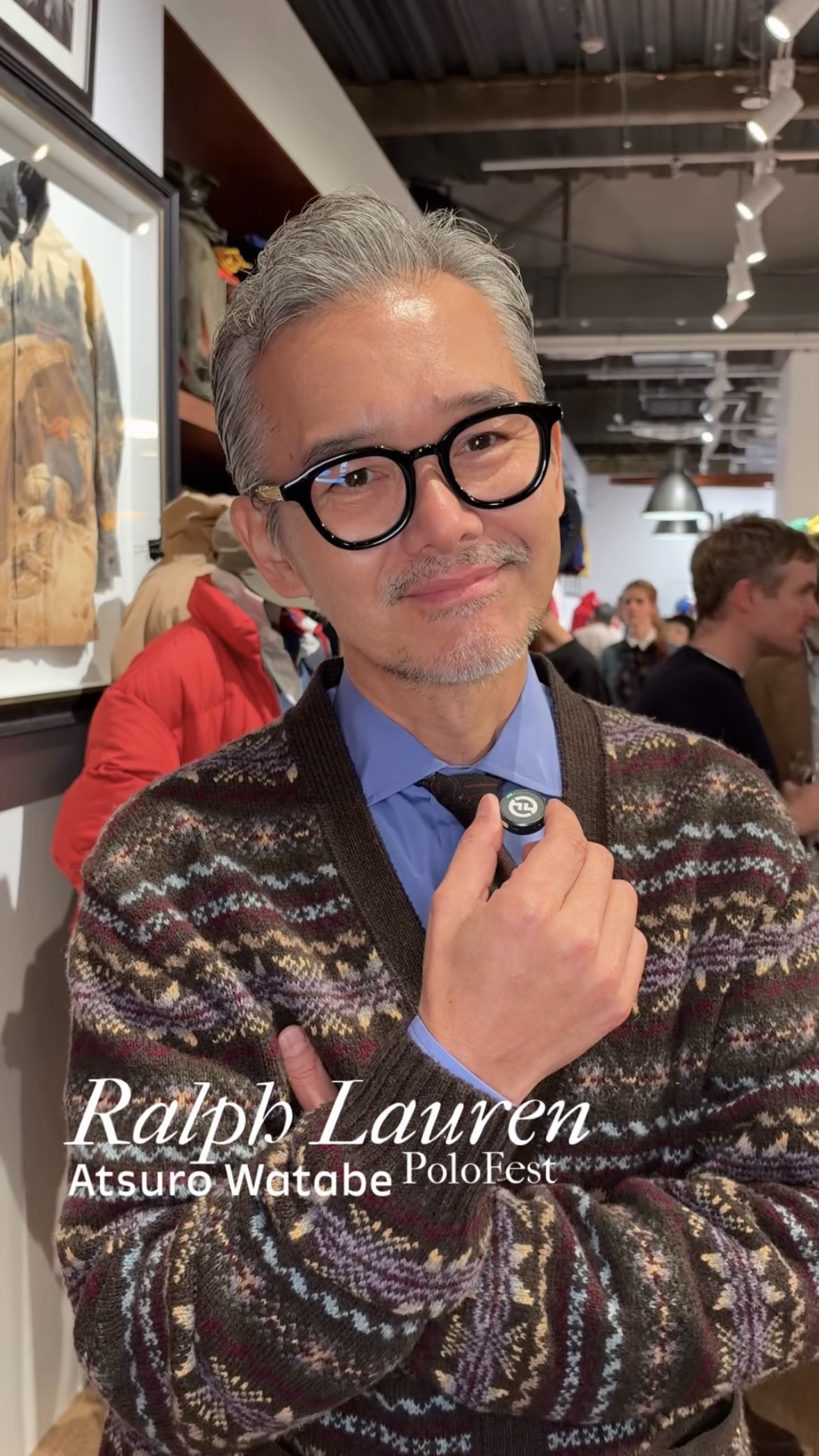 渡部篤郎が語る、ラルフ ローレンとの関係。